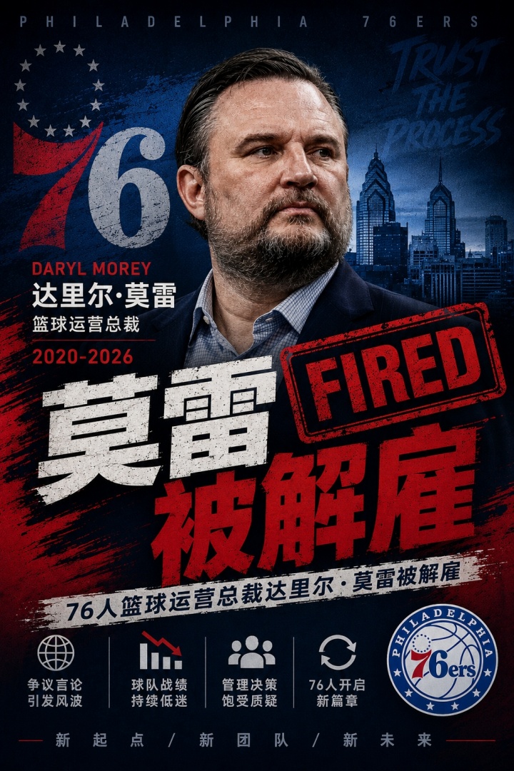 乐鱼体育官网-👀好！Shams：76人队解雇达里尔·莫雷！纳斯继续担任主帅